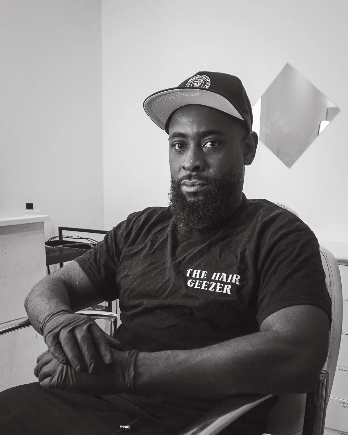 Danny, barber at Trims in Thornton Heath